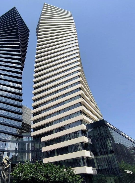 Twin office towers in Tbilisi, Georgia
